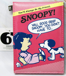 Peanuts Gang Faux Leather Padded Purse, Table, or Travel Mirror - snoopn4pnuts.com