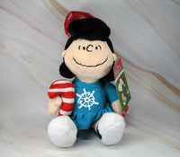 Peanuts Plush Holiday Doll - Lucy (NEW But No Longer Plays Music) - snoopn4pnuts.com