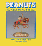 Peanuts Porcelain Figurine on Brass Base - Lucy