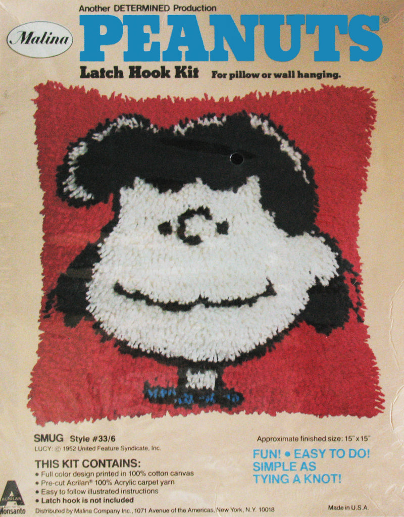 Lucy Latch Hook Pillow Kit