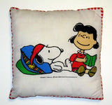 Snoopy and Lucy Pillow (Discolored)