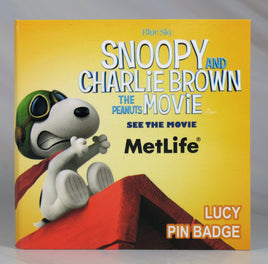 Peanuts Movie Enamel Pin - Lucy - snoopn4pnuts.com