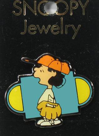 Lucy Baseball Pin - snoopn4pnuts.com