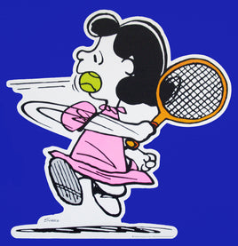 Peanuts Double - Sided Wall Decor - Lucy Tennis Player - snoopn4pnuts.com