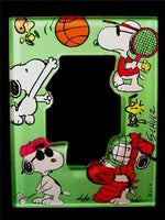 Snoopy Sports Acrylic Picture Frame Magnet