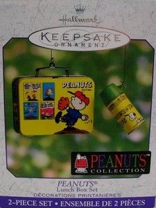 2000 Christmas Ornaments Set - Lunch Box And Thermos
