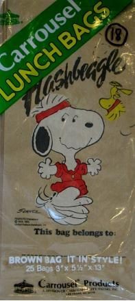 Snoopy "Flashbeagle" Lunch Bags