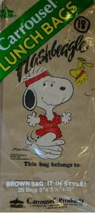 Snoopy "Flashbeagle" Lunch Bags