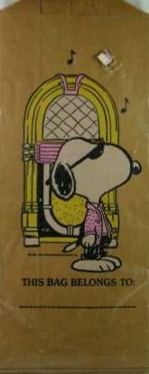 Snoopy Joe Cool Lunch Bags
