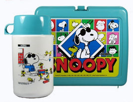 Vintage Joe Cool Lunch Box With Thermos Bottle - snoopn4pnuts.com