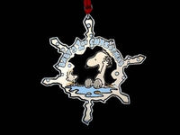 BABY'S FIRST CHRISTMAS Silver Plated Ornament