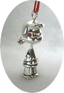 Lucy 3-D Figural Silver Plated Ornament