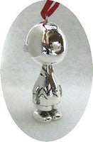CHARLIE BROWN 3-D FIGURAL Silver Plated Ornament