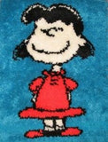 Lucy Latch Hook Wall Hanging / Rug (Completed/Ready To Hang)
