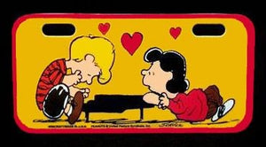 LUCY AND SCHROEDER Mini License Plate