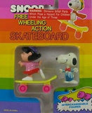 Lucy and Snoopy Free Wheeling Action Skateboard