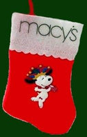 MACY'S MINI CHRISTMAS STOCKING