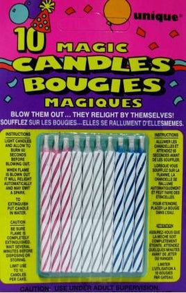 Magic Relighting Birthday Candles
