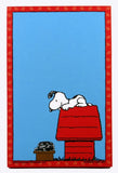Snoopy Magnetic Note Pad - Waiting For Phone Call