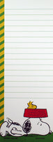 Peanuts Gang Magnetic Note Pad - Snoopy And Woodstock