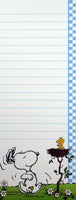 Peanuts Gang Magnetic Note Pad - Snoopy and Woodstock