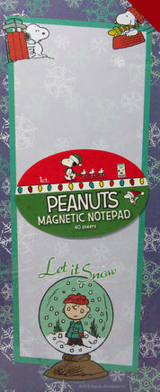 Peanuts Christmas Magnetic Note Pad - snoopn4pnuts.com