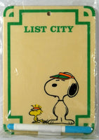 Snoopy Mini Wipe Off Memo Board - List City
