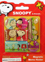 Peanuts Gang Magnetic Memo Holder Set