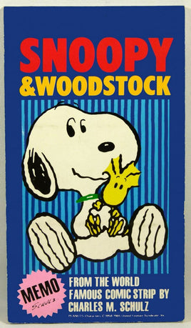 Snoopy Memo Pad And Sticker Set