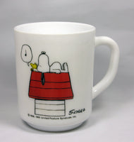 Snoopy Milk Glass Mug - snoopn4pnuts.com