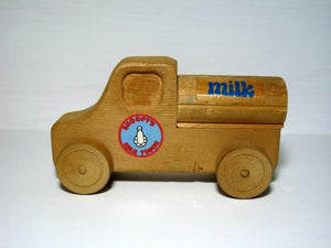 Snoopy Wooden Milk Truck