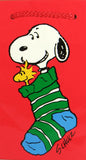 Snoopy Vintage Mini Christmas Gift Bag - Cute!