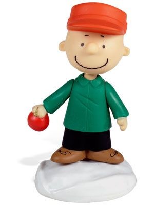 Peanuts Gang Mini Christmas Bobblehead - Charlie Brown