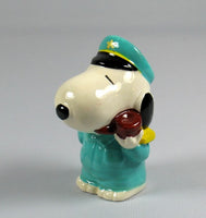 Mini Ceramic Snoopy Figurine - General Snoopy