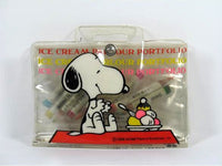 Snoopy Ice Cream Parlour Portfolio with Mini Pencils
