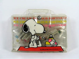 Snoopy Ice Cream Parlour Portfolio With Mini Pencils