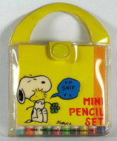 Snoopy Mini Colored Pencil and Notepad Set