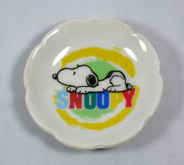 Miniature Ceramic Plate And Easel - Snoopy Name