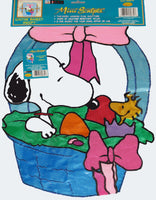EASTER BASKET SNOOPY Mini Sculpted Flag
