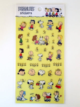 Peanuts Die - Cut Mini Plastic Stickers - snoopn4pnuts.com