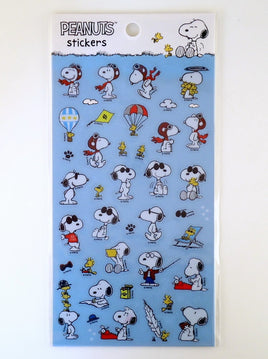 Peanuts Die-Cut Mini Plastic Stickers - Snoopy Personas