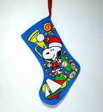 SNOOPY VINTAGE MINI CHRISTMAS STOCKING