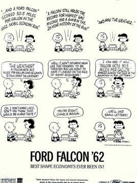 Met Life Advertisement - Ford Falcon Automobile (1962)