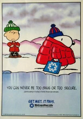 Met Life Advertisement - Linus And Snoopy