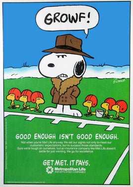 Met Life Advertisement - Snoopy Coach (1986)