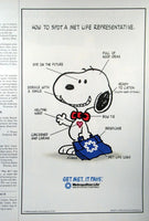 Met Life Advertisement - Snoopy Met Life Representative (1989)