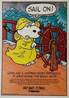 Met Life Advertisement - Snoopy Sailor (1990)