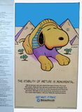 Met Life Advertisement - Snoopy Sphinx (1990)