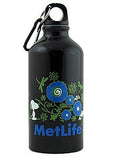 Snoopy Met Life Metal Water Bottle With Carabiner