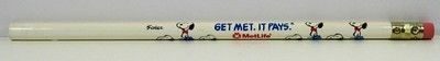 Met Life Pencil - Get Met, It Pays